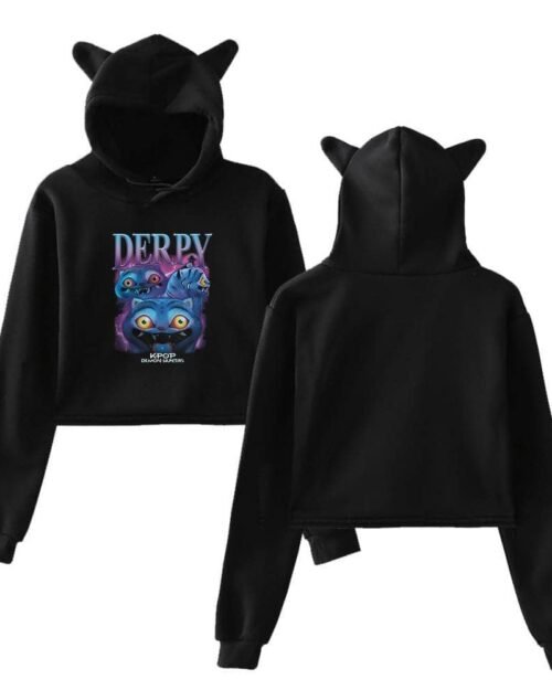 Kpop Demon Hunters Cropped Hoodie #8