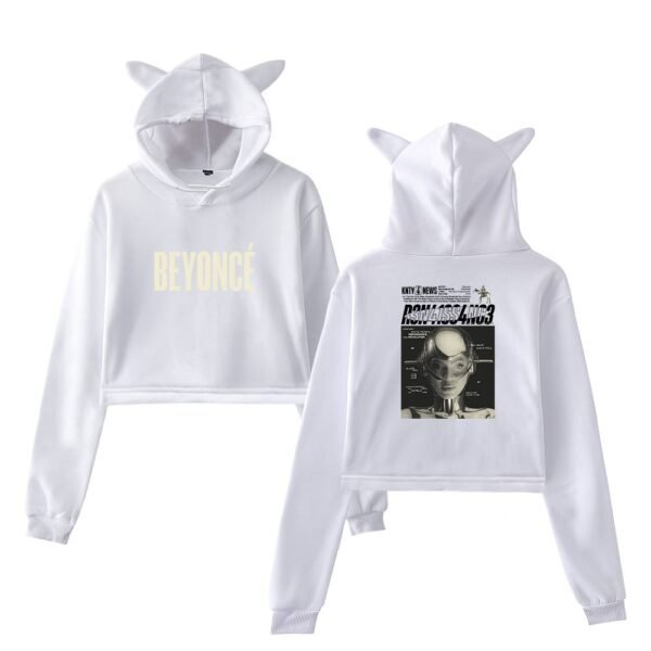 Beyonce Cropped Hoodie #2 - Image 3