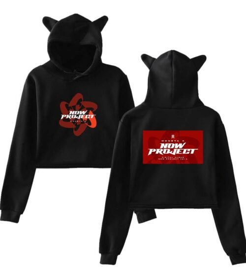 Monsta X Cropped Hoodie #4
