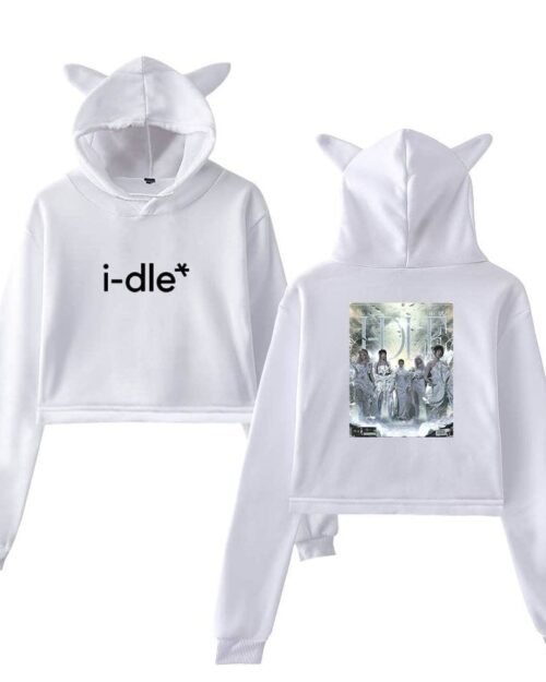 I-dle Cropped Hoodie #4