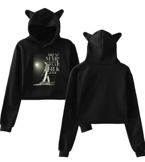 Bruno Mars Cropped Hoodie #6