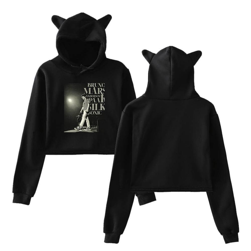 Bruno Mars Cropped Hoodie #6 - Image 2
