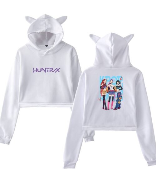 Kpop Demon Hunters Cropped Hoodie #13