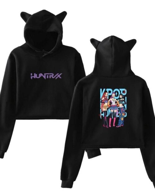 Kpop Demon Hunters Cropped Hoodie #13