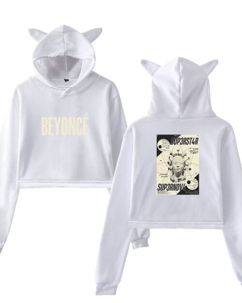 Beyonce Cropped Hoodie #1