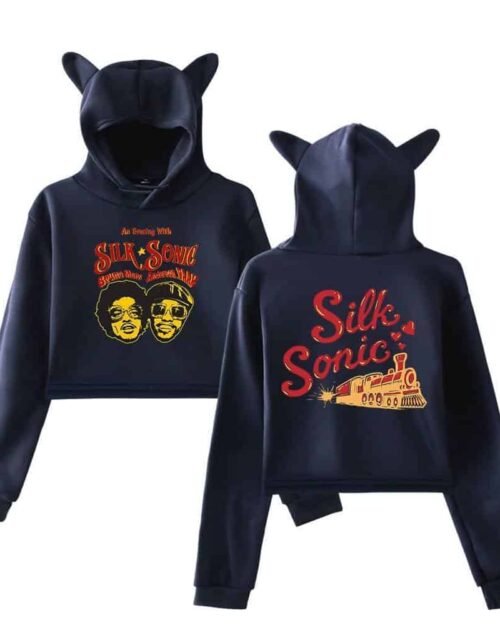 Bruno Mars Cropped Hoodie #3