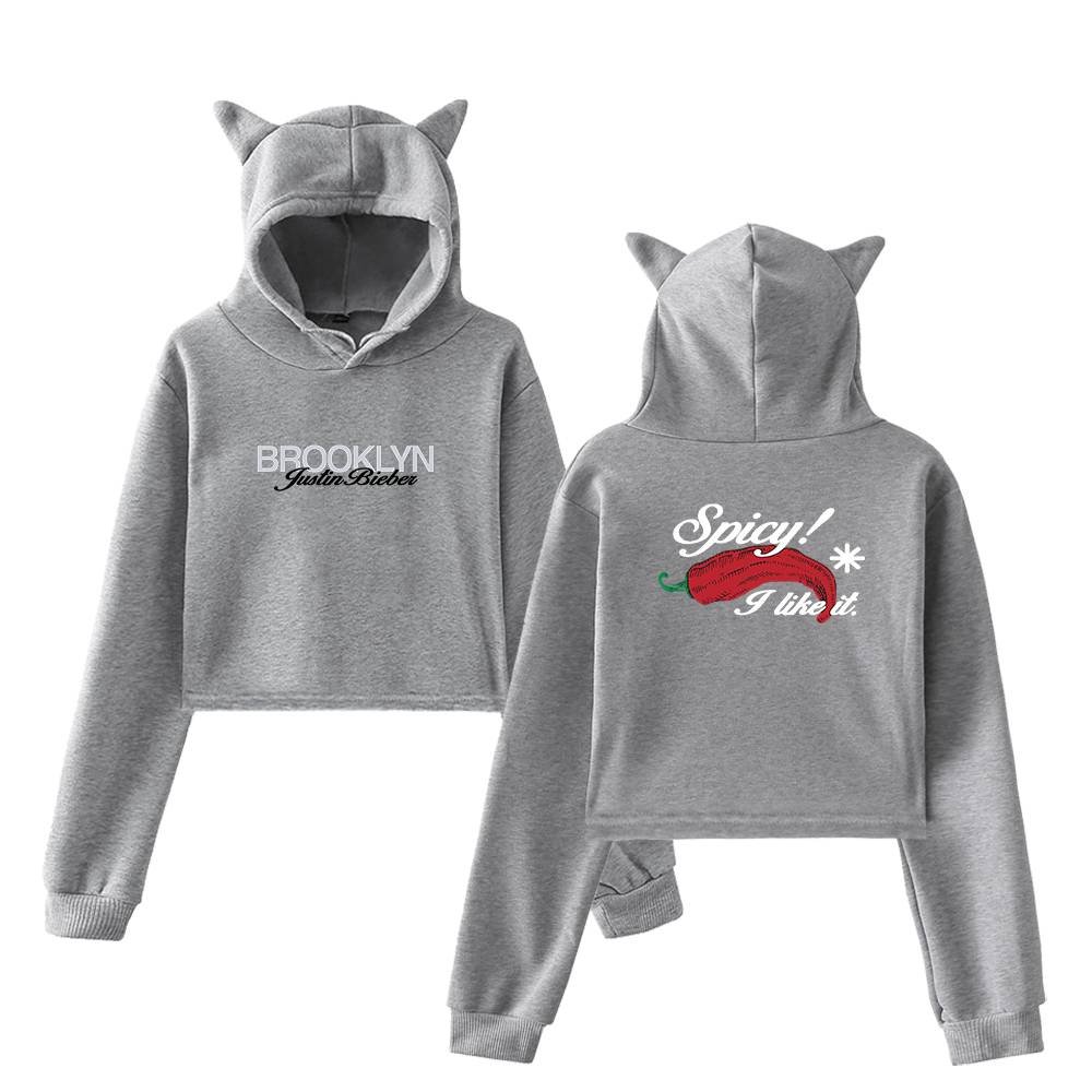 Justin Bieber Cropped Hoodie #1 - Image 4