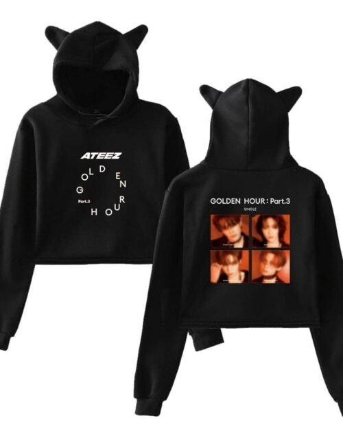 Ateez Cropped Hoodie #3