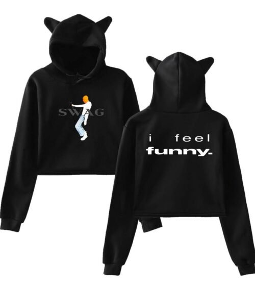 Justin Bieber Cropped Hoodie #4