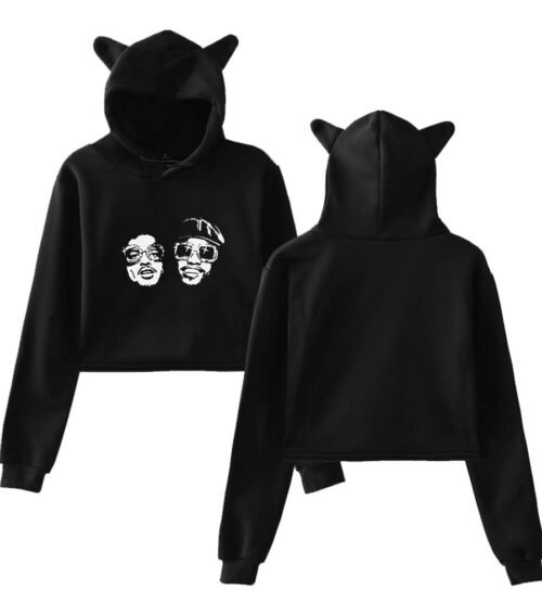 Bruno Mars Cropped Hoodie #8