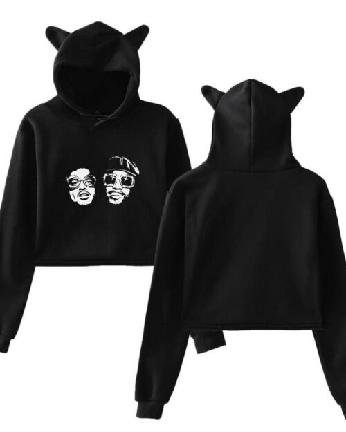 Bruno Mars Cropped Hoodie #8