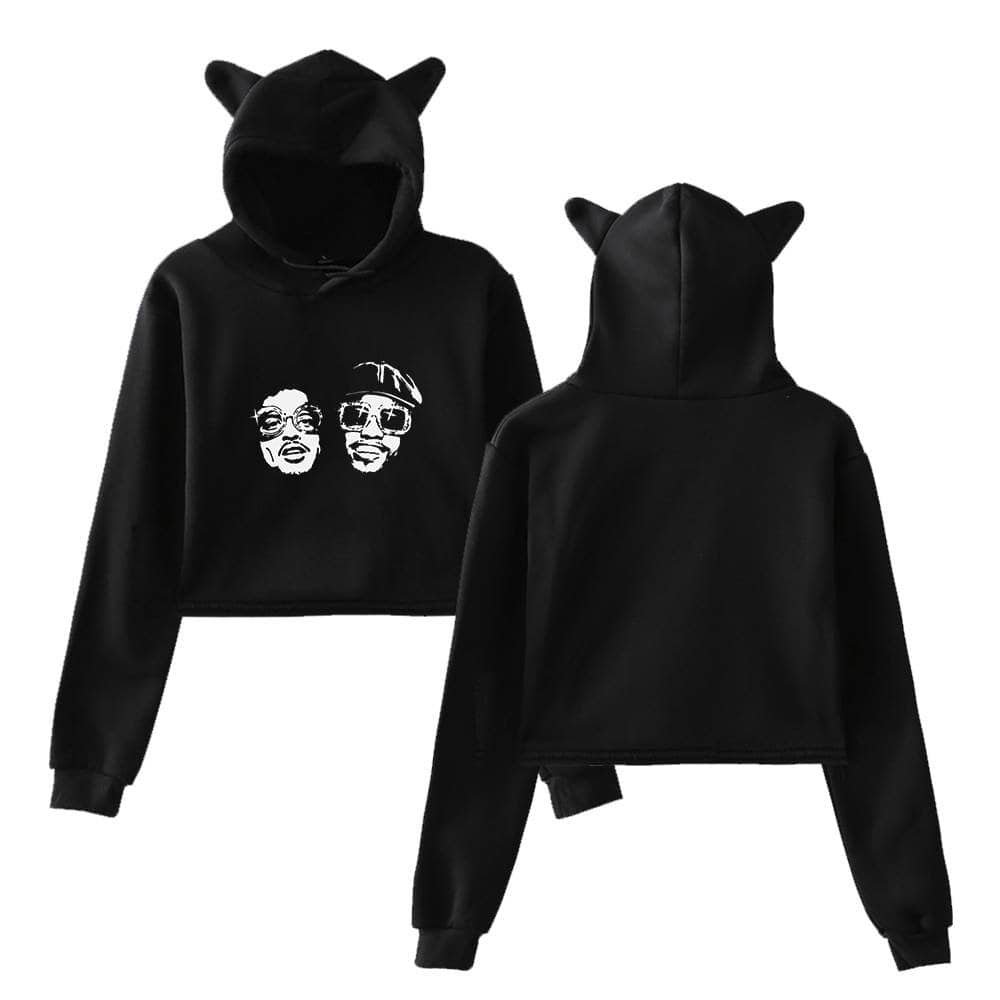 Bruno Mars Cropped Hoodie #8