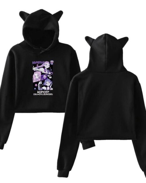 Kpop Demon Hunters Cropped Hoodie #3