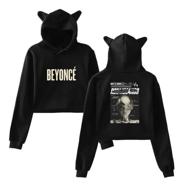 Beyonce Cropped Hoodie #2 - Image 2