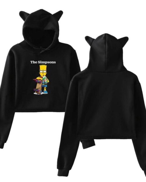 The Simpsons Cropped Hoodie #12