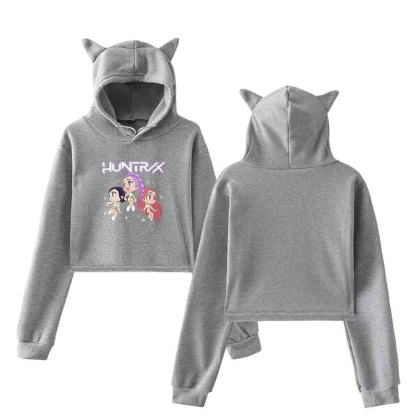 Kpop Demon Hunter Cropped Hoodie #5 - Image 4