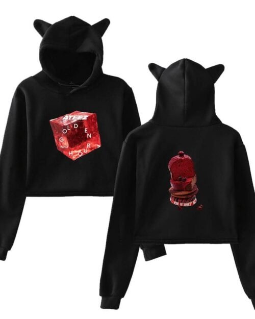 Ateez Cropped Hoodie #1