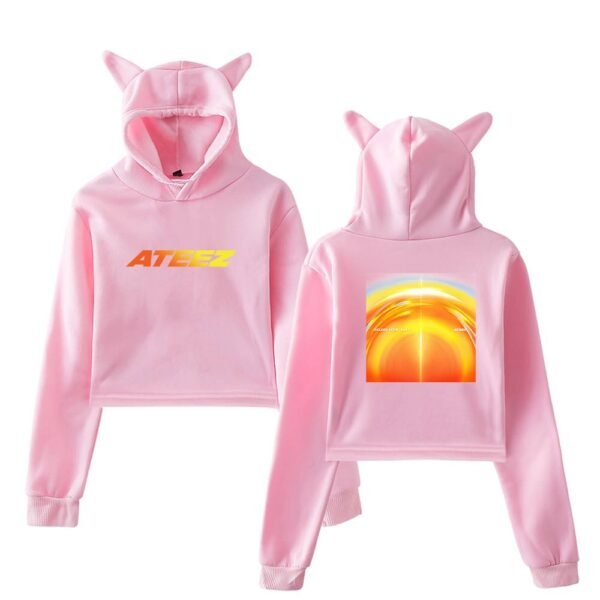 Ateez Cropped Hoodie #2 - Image 5