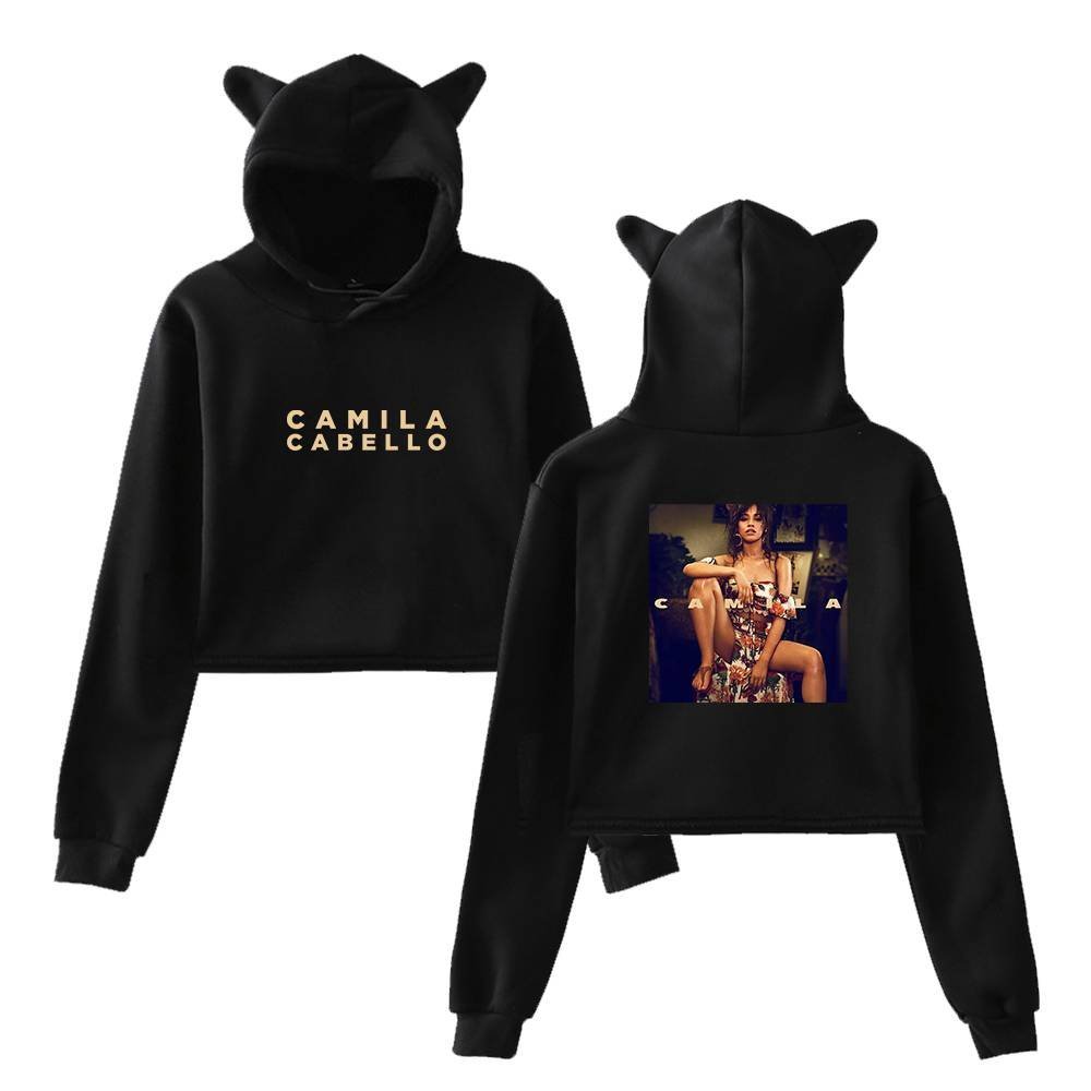 Camila Cabello Cropped Hoodie #3 - Image 2