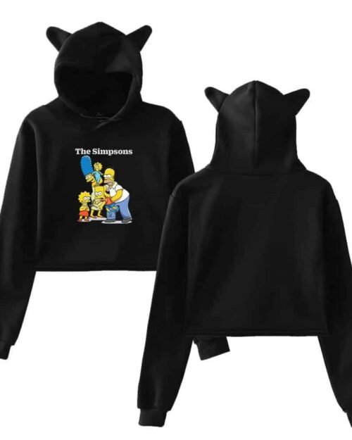 The Simpsons Cropped Hoodie #9