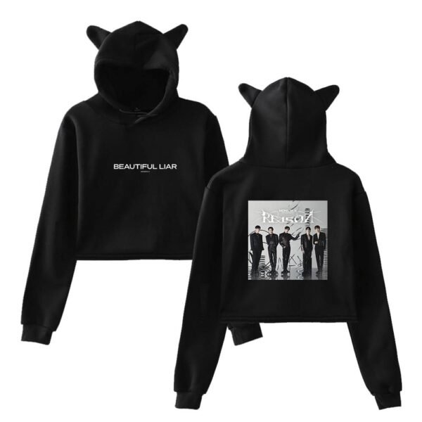 Monsta X Cropped Hoodie #2 - Image 2