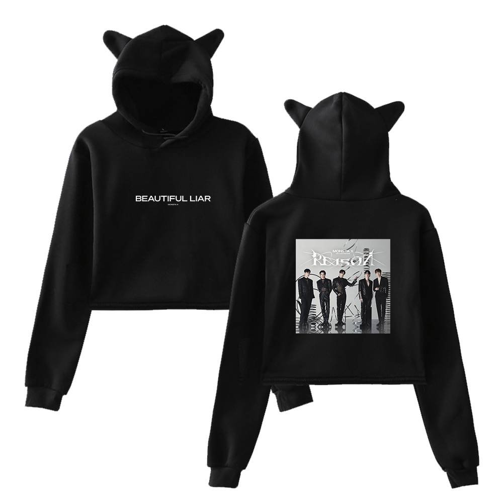 Monsta X Cropped Hoodie #2 - Image 2