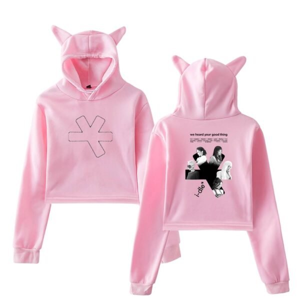 I-dle Cropped Hoodie #3 - Image 5