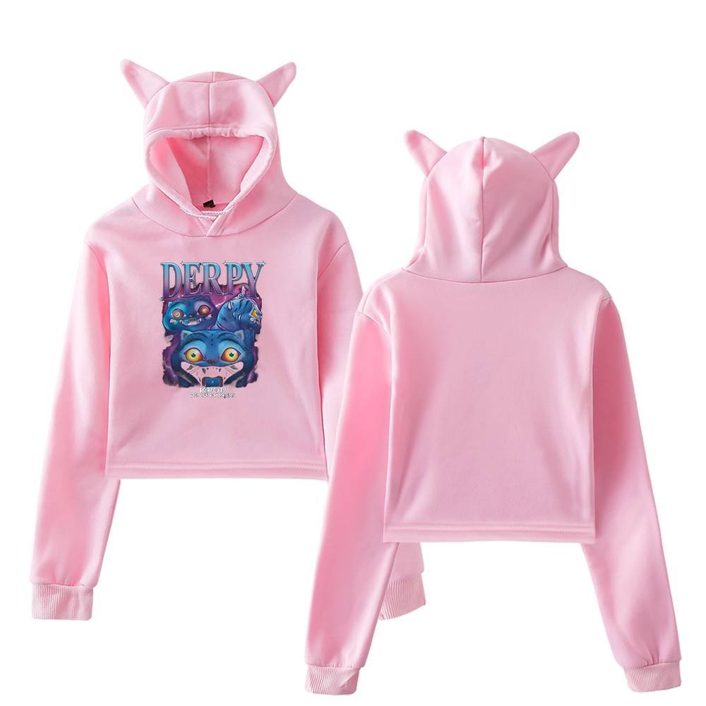 Kpop Demon Hunters Cropped Hoodie #8 - Image 5