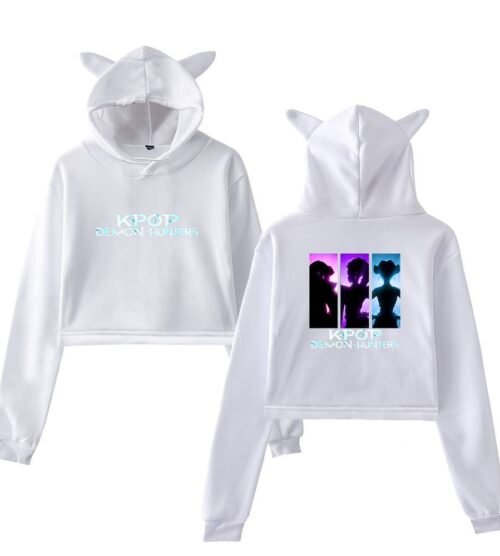 Kpop Demon Hunters Cropped Hoodie #9