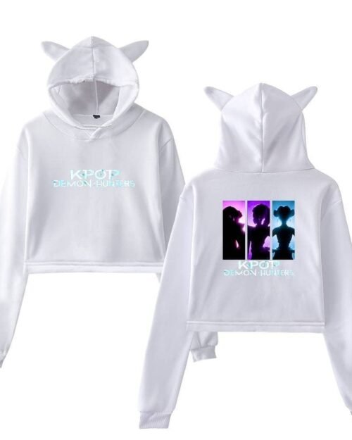 Kpop Demon Hunters Cropped Hoodie #9