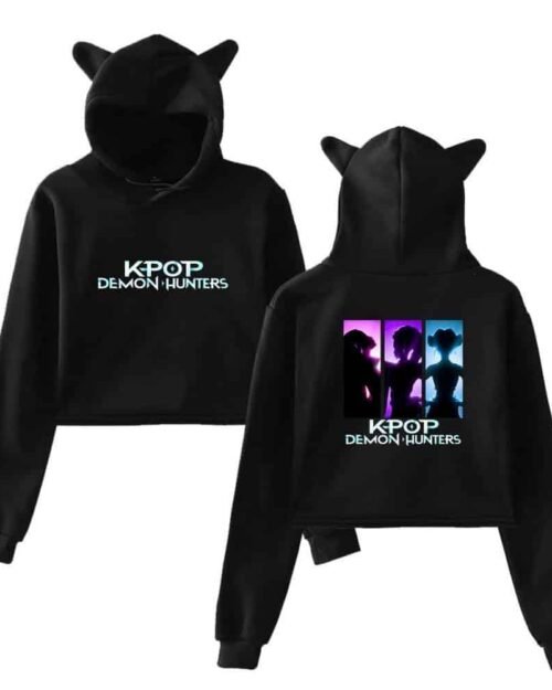 Kpop Demon Hunters Cropped Hoodie #9