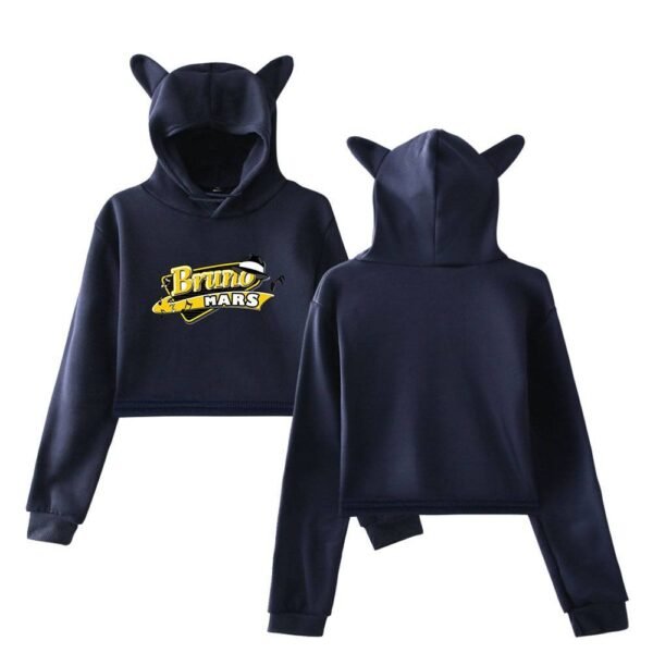 Bruno Mars Cropped Hoodie #1 - Image 3