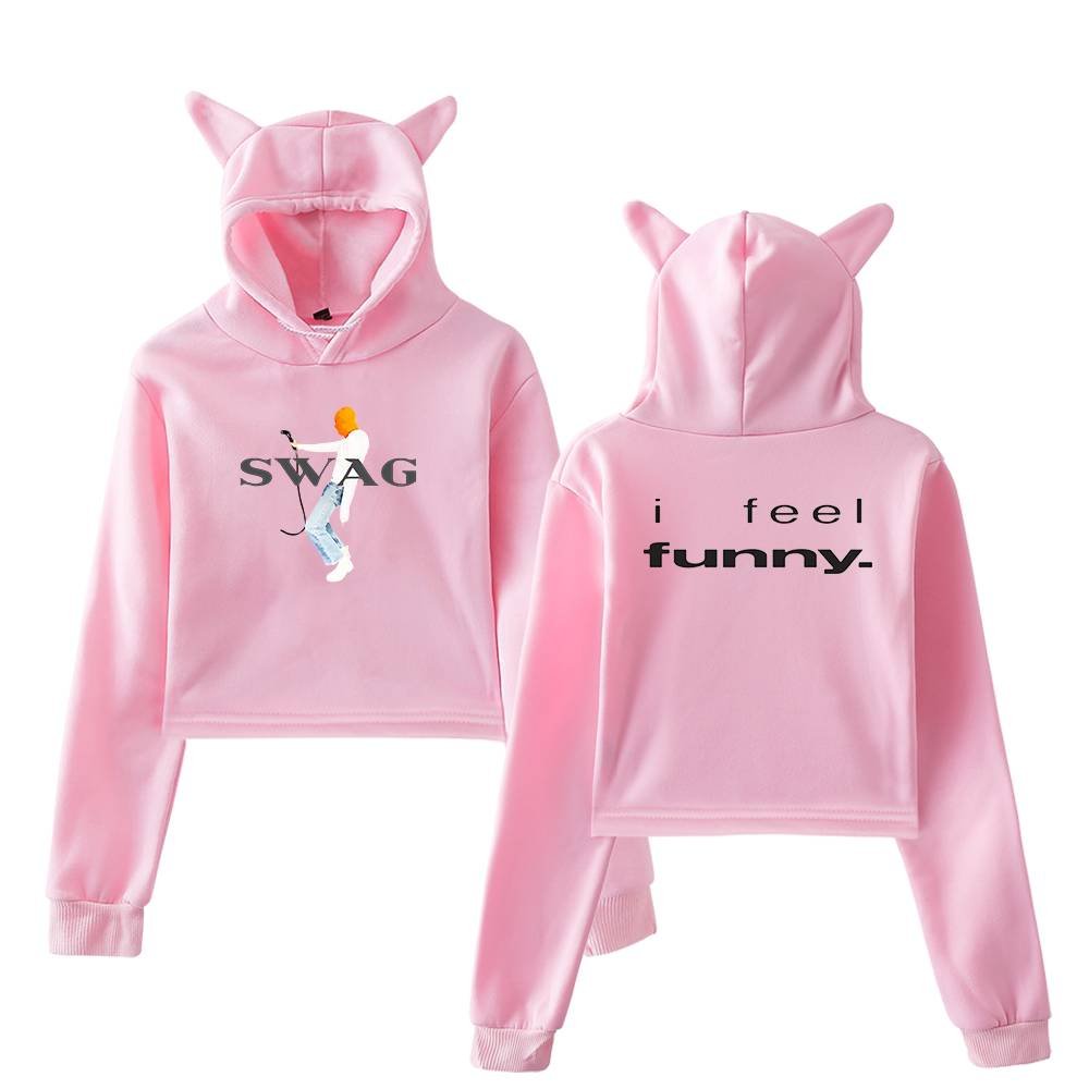 Justin Bieber Cropped Hoodie #4 - Image 5