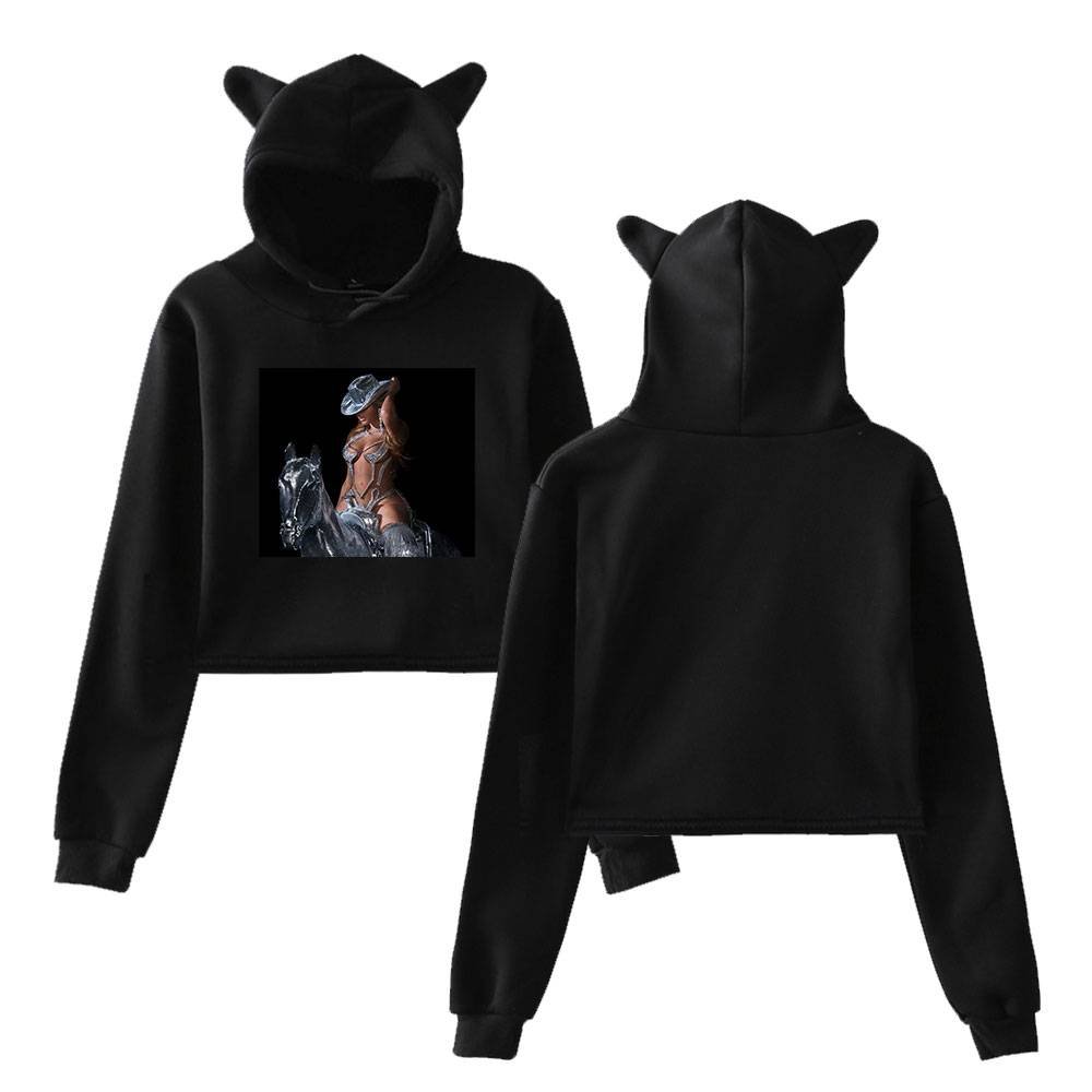 Beyonce Cropped Hoodie #5 - Image 2