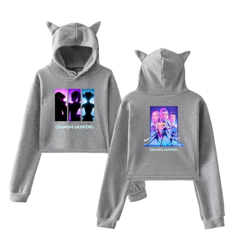 Kpop Demon Hunters Cropped Hoodie #7 - Image 4