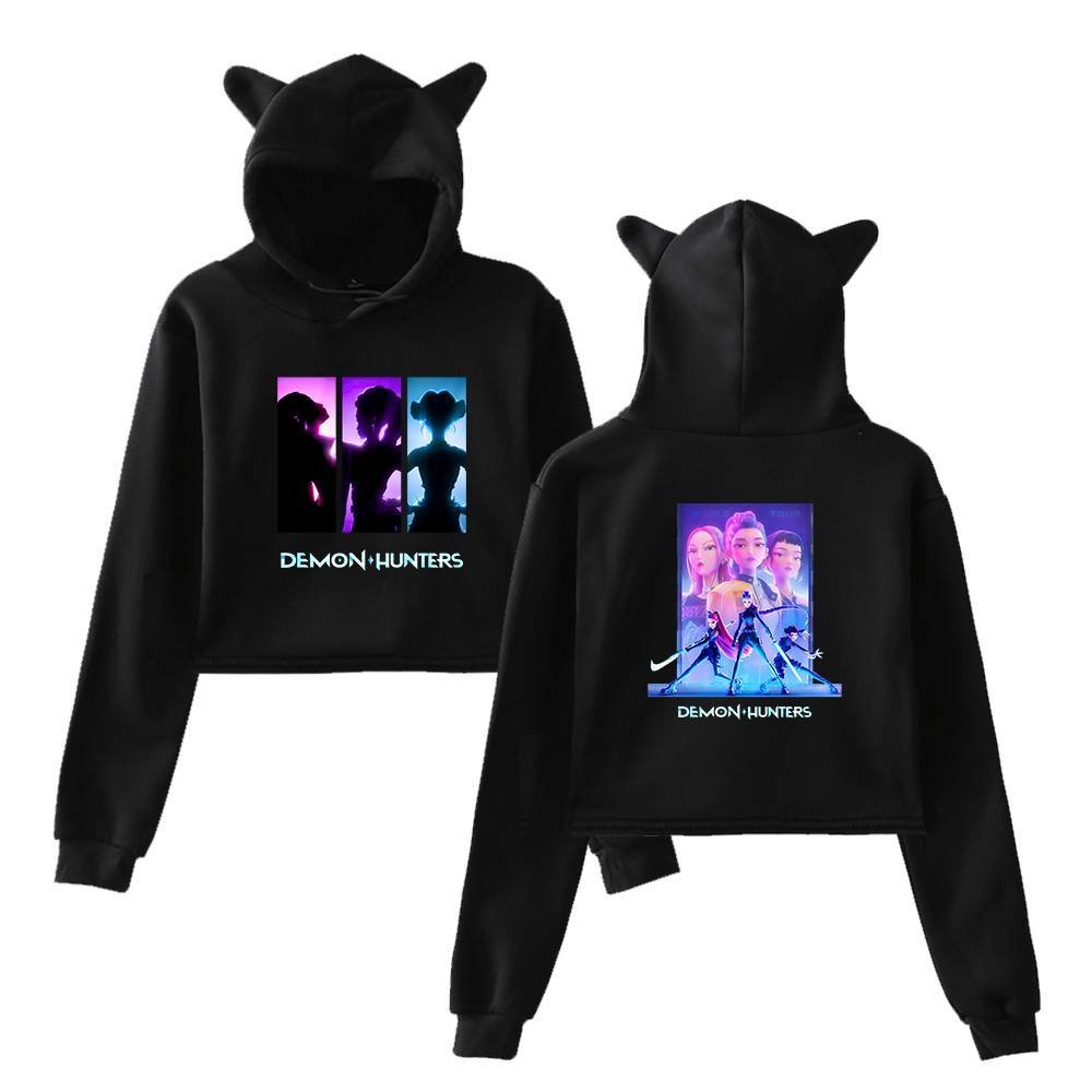 Kpop Demon Hunters Cropped Hoodie #7 - Image 2