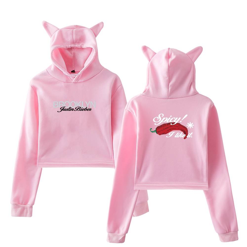 Justin Bieber Cropped Hoodie #1 - Image 5