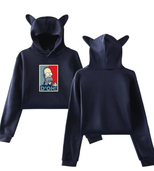 The Simpsons Cropped Hoodie #10