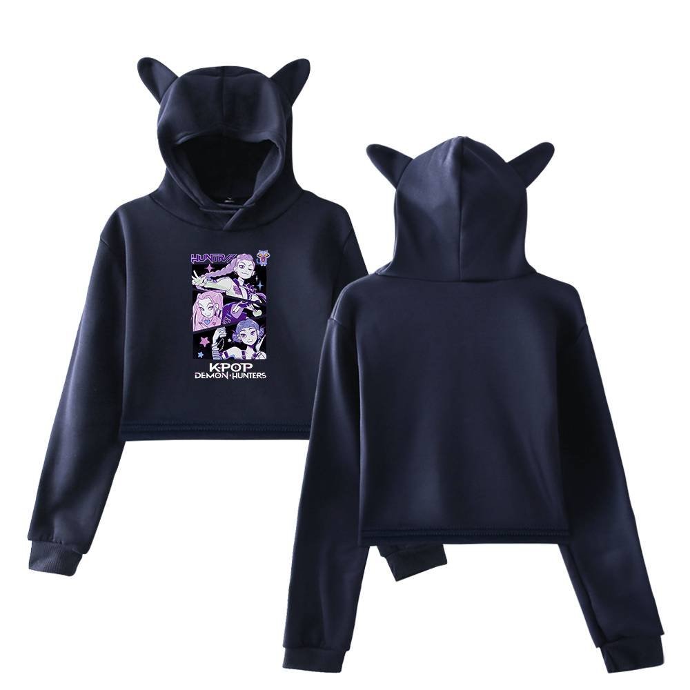Kpop Demon Hunters Cropped Hoodie #3 - Image 3