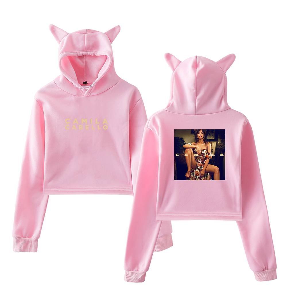 Camila Cabello Cropped Hoodie #3 - Image 5