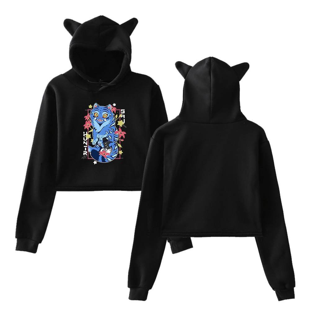 Kpop Demon Hunters Cropped Hoodie #6 - Image 2