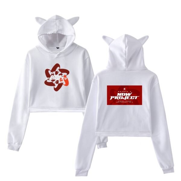 Monsta X Cropped Hoodie #4 - Image 2