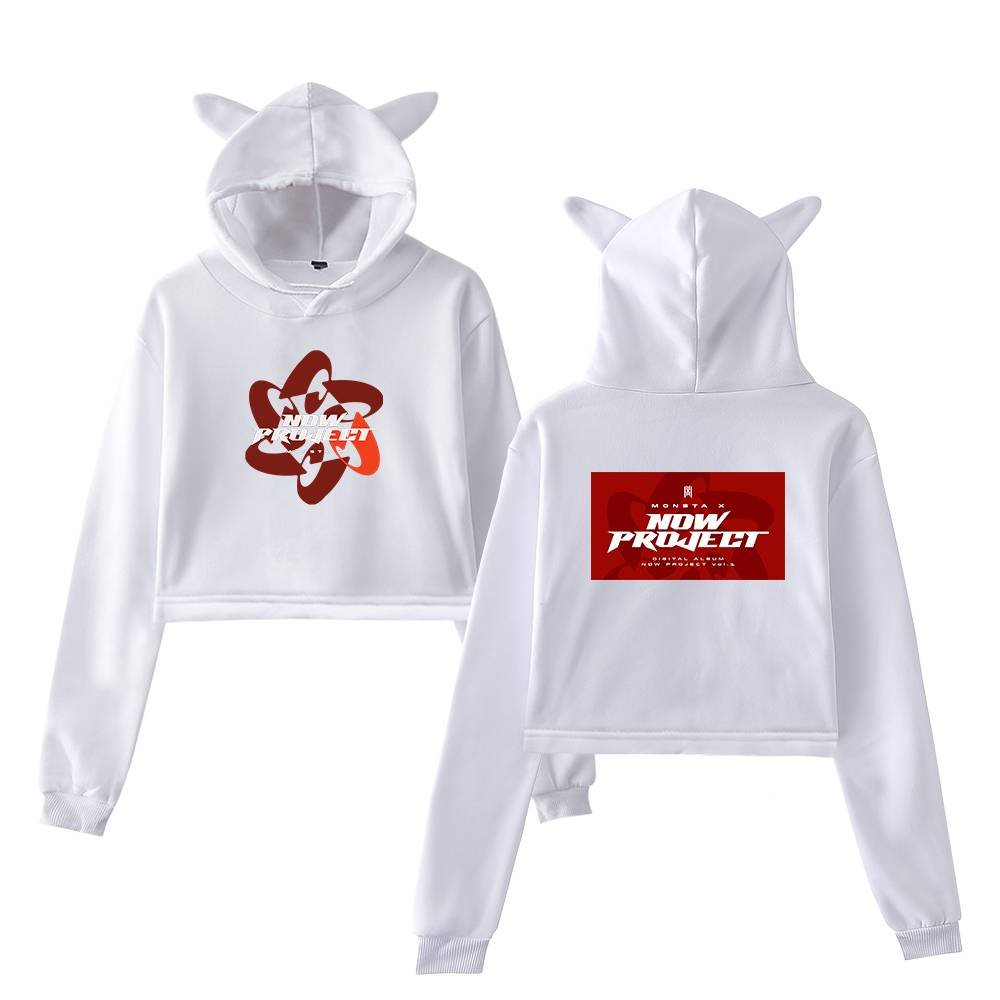 Monsta X Cropped Hoodie #4 - Image 2