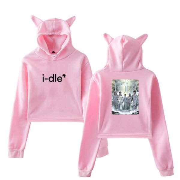 I-dle Cropped Hoodie #4 - Image 5