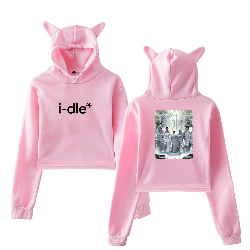 I-dle Cropped Hoodie #4 - Image 5