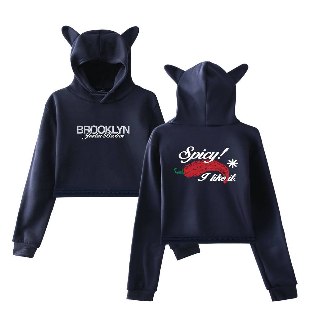 Justin Bieber Cropped Hoodie #1 - Image 3