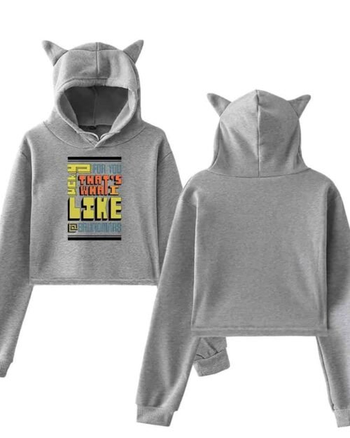 Bruno Mars Cropped Hoodie #7