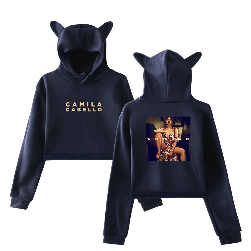 Camila Cabello Cropped Hoodie #3 - Image 4