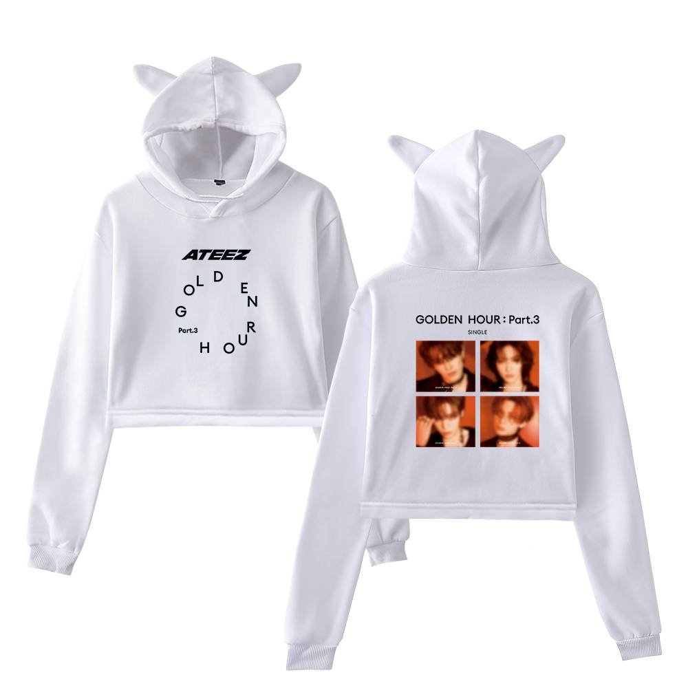 Ateez Cropped Hoodie #3 - Image 3
