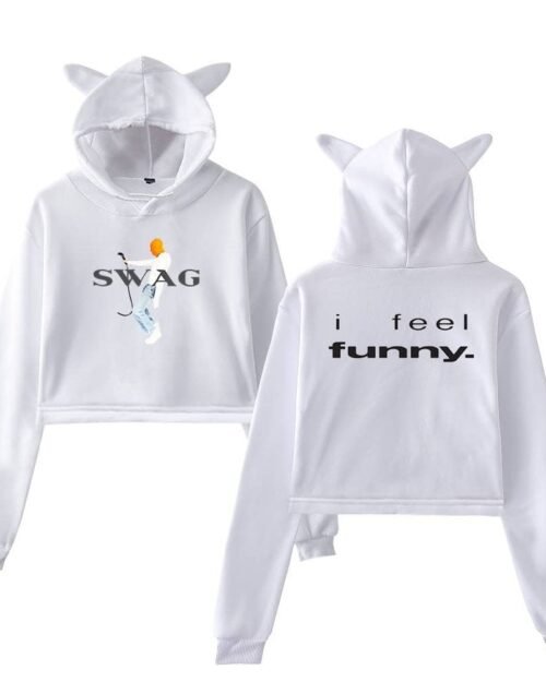 Justin Bieber Cropped Hoodie #4